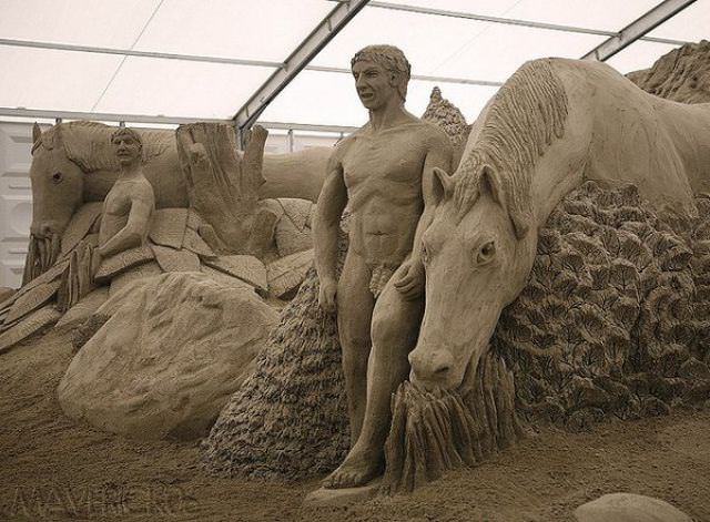 Esculturas en Hielo y Arena