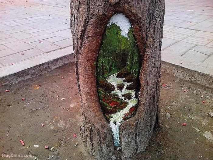 Arte en árboles