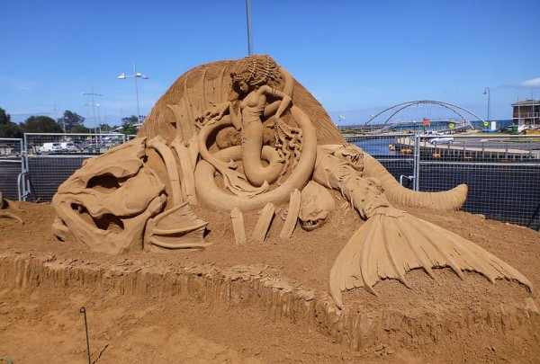 Esculturas en arena