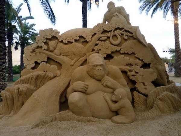 Esculturas en arena