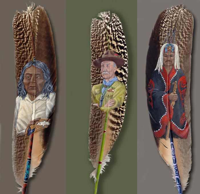 Arte en plumas