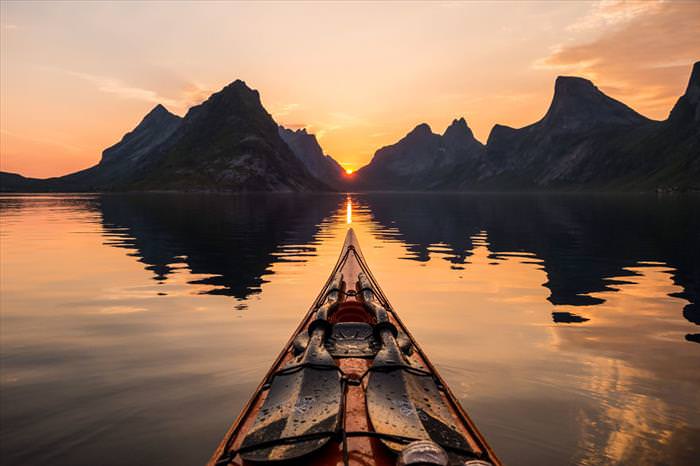 fiordos noruegos Kayak