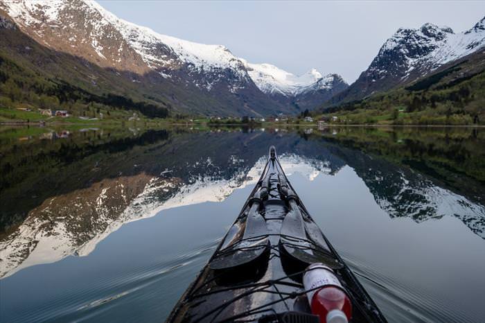 fiordos noruegos Kayak
