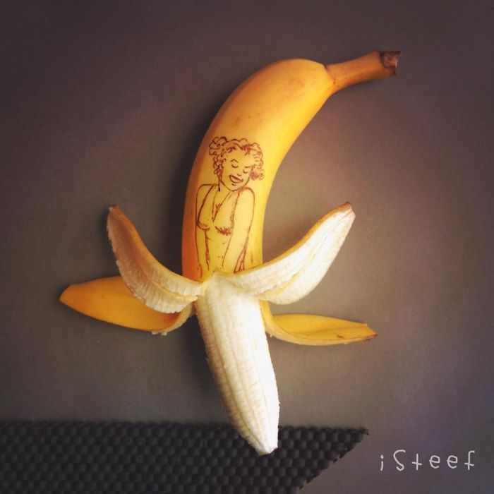 Arte en bananas