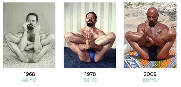 95 años yogui