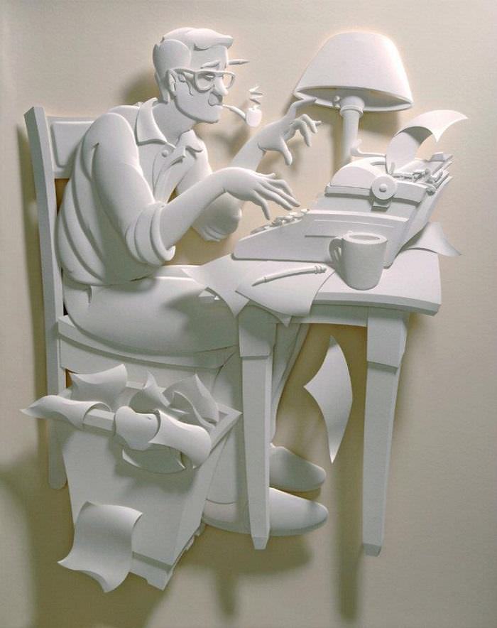 Esculturas en papel