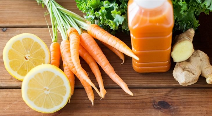 beneficios jugo de zanahoria