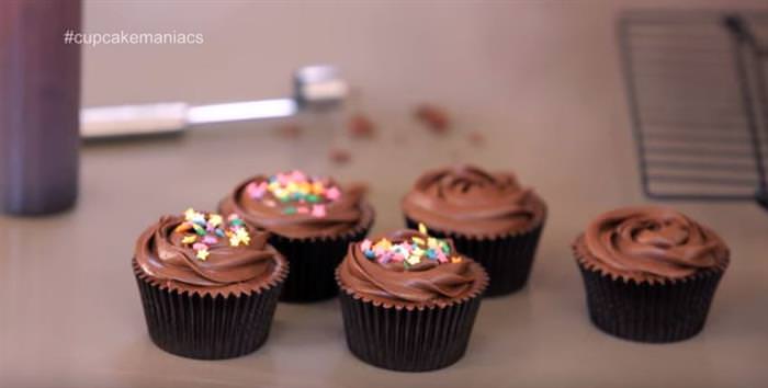 Cupcakes De Chocolate Sin Leche y Sin Huevo