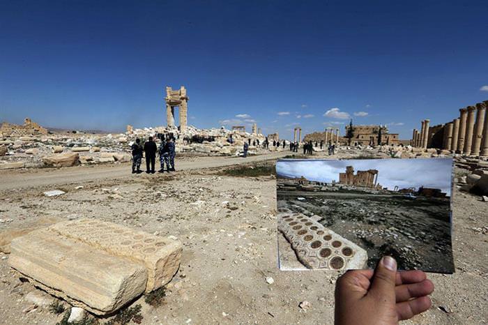 Fuertes Imágenes De Monumentos Arruinados Por ISIS