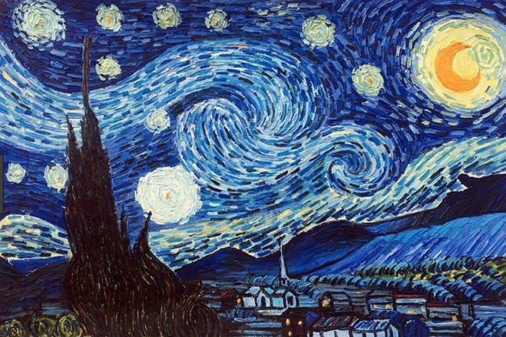 caminar dentro de pintura Van Gogh