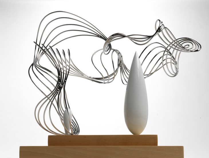 Esculturas alambre De Martin Debenham