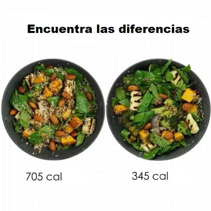 cambios comidas para reducir calorías