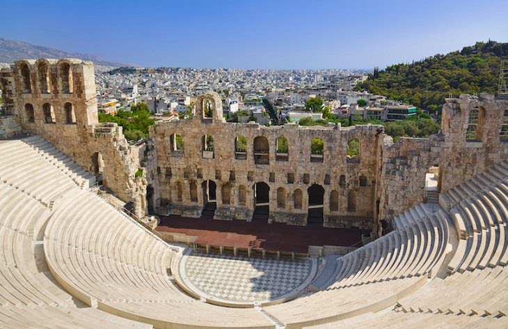 teatros griegos romanos visitar