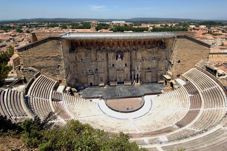 teatros griegos romanos visitar