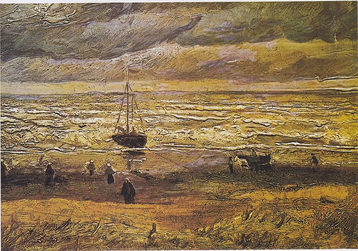 Playa en Scheveningen Vang Gogh 