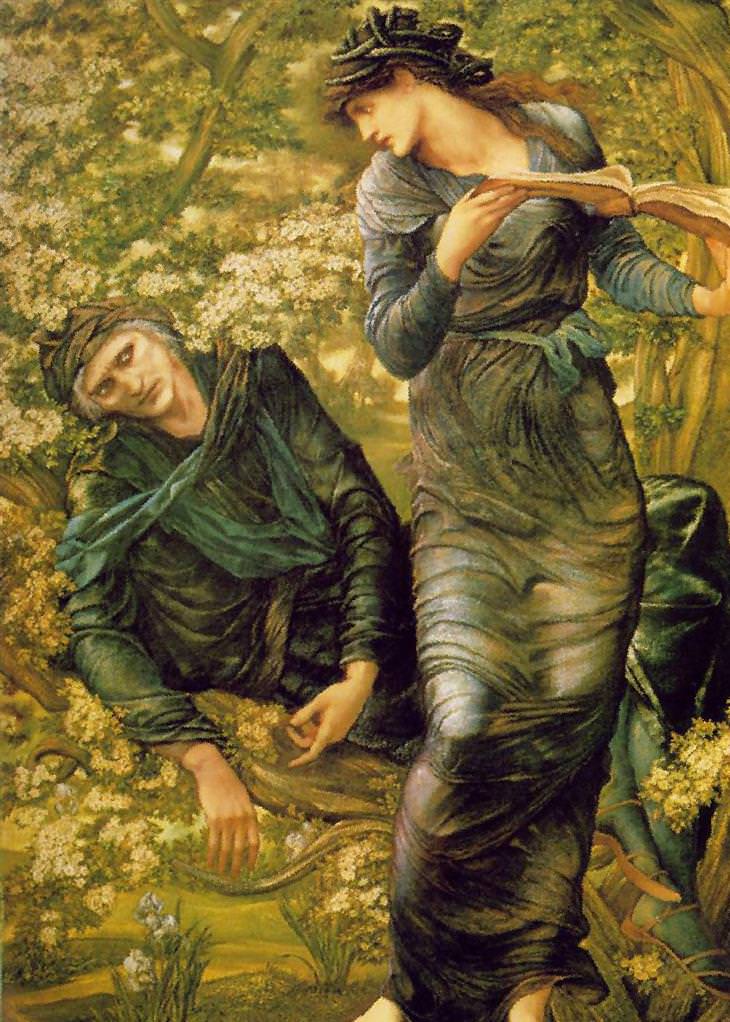Edward Burne-Jones, El seductor de Merlín