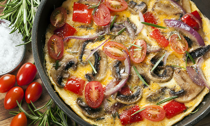 No cocinar omelets en sartén de hierro