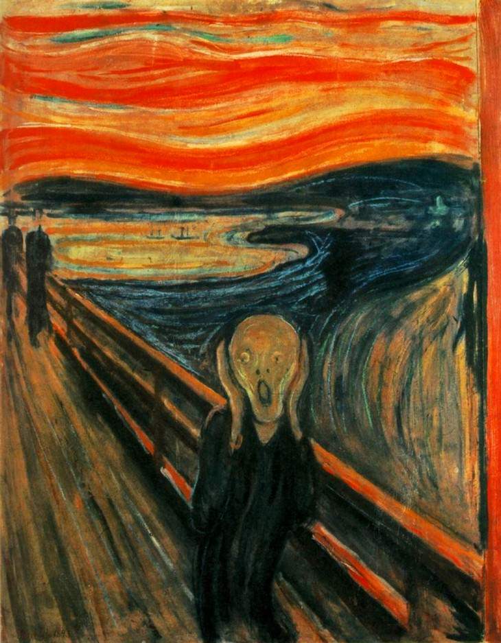 El grito De Edvard Munch