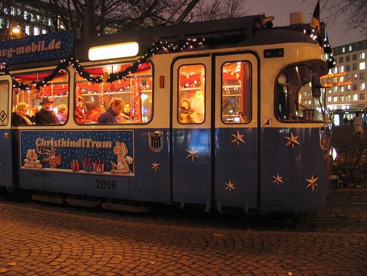 El tranvía navideño de Múnich