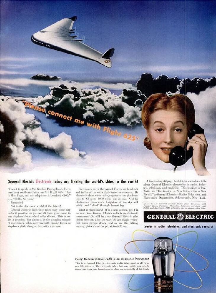 25 imágenes como nuestros antepasados imaginaron futuro Diseño conceptual de 1942 de un teléfono móvil