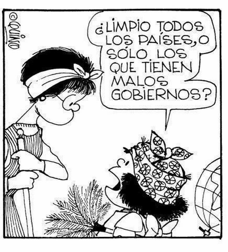 Mafalda limpio todos los países