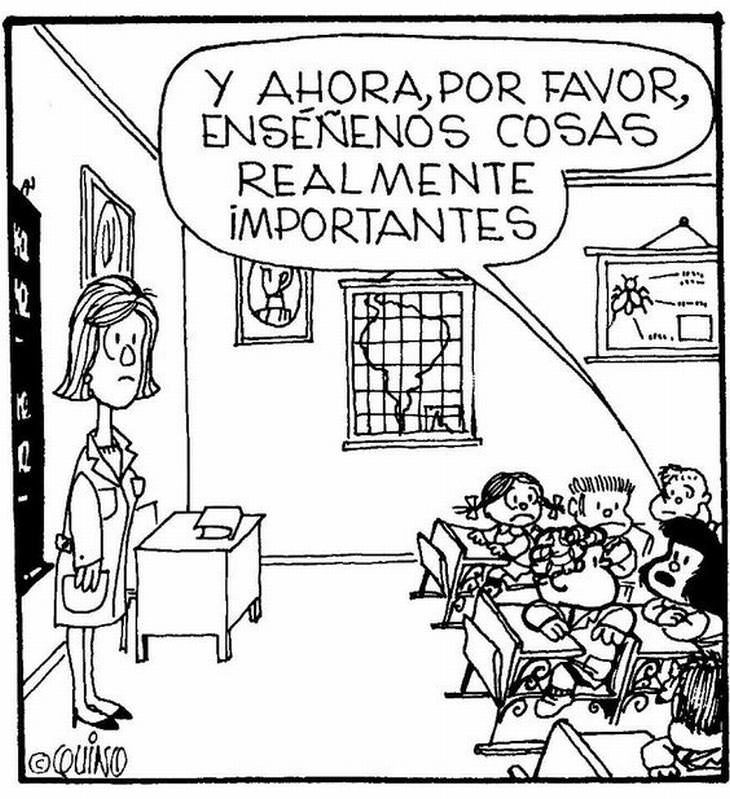 Mafalda en la escuela