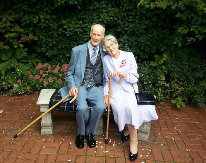Parejas Tercera Edad Ted y Jean de 90 años