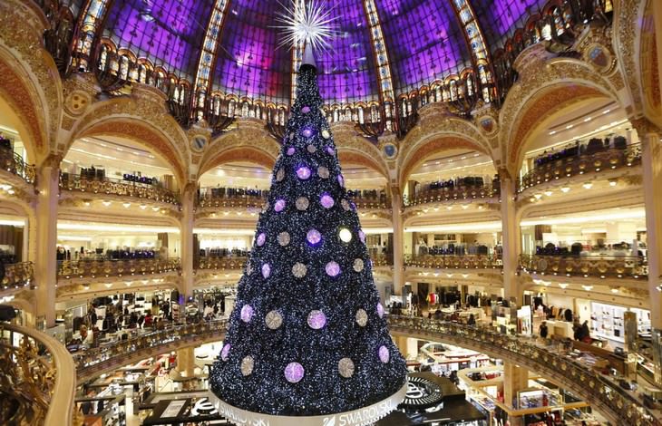 Árboles De Navidad París, Francia