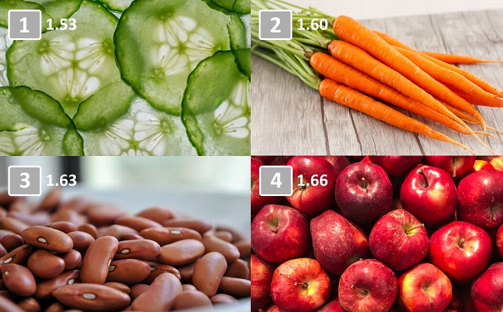 10 de los alimentos menos adictivos verduras