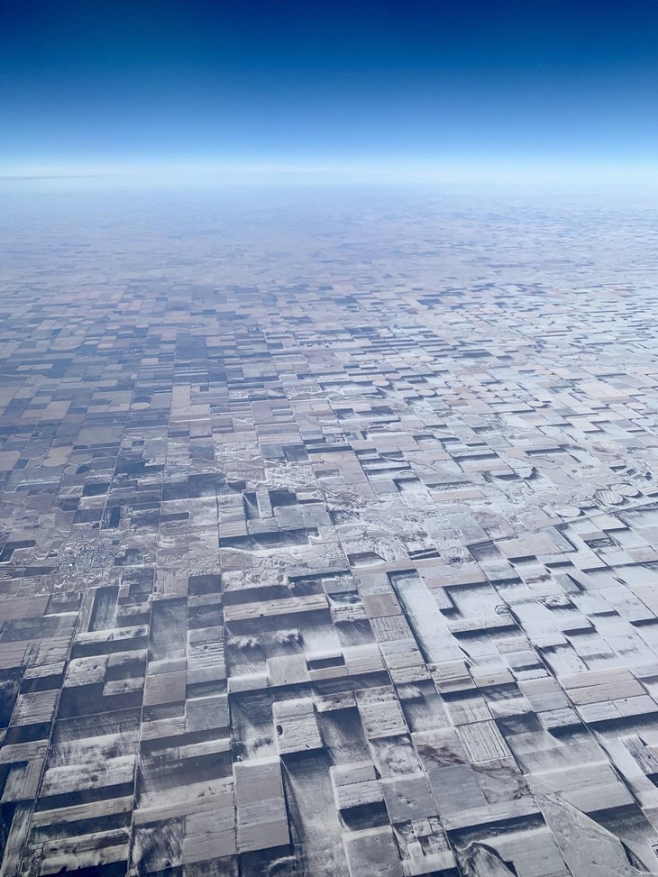 Ilusiones Ópticas Sorprendentes Tierras de cultivo "3D" en el este de Colorado