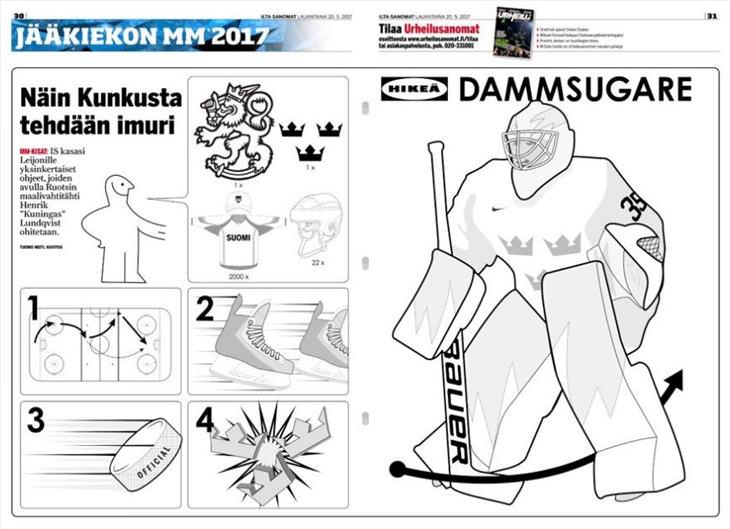 Escandinavia: Finlandia Suecia Ikea hockey