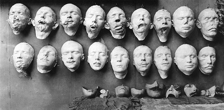 Máscaras Desfiguradas y máscaras reconstruidas