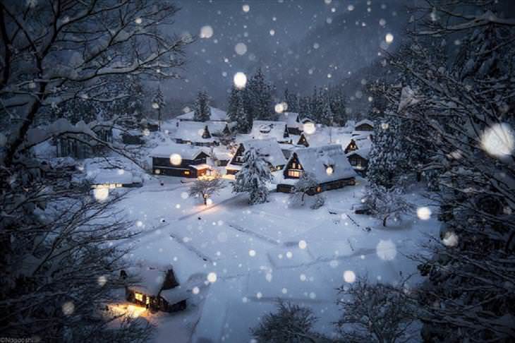 japon es hermoso en invierno