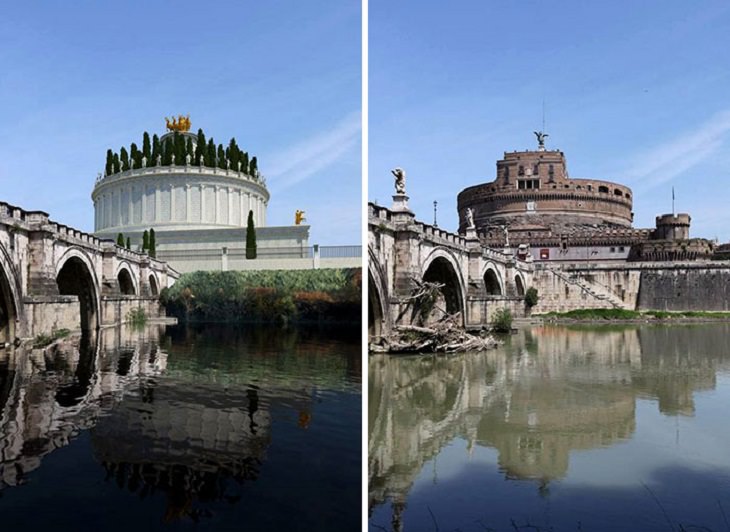 Así Se Veían Estas Antiguas Ruinas Romanas En El Pasado