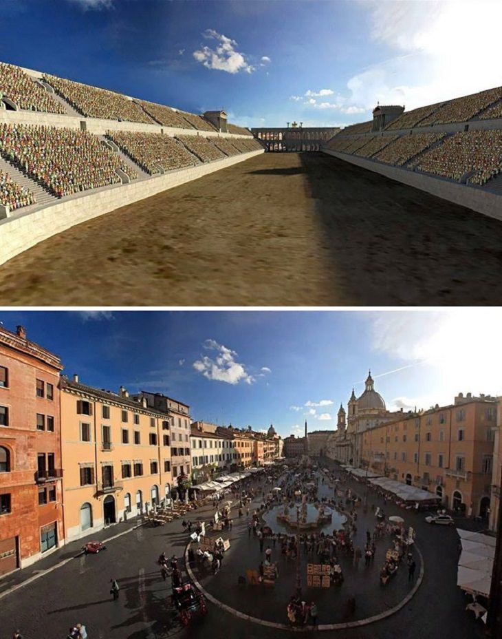 Así Se Veían Estas Antiguas Ruinas Romanas En El Pasado