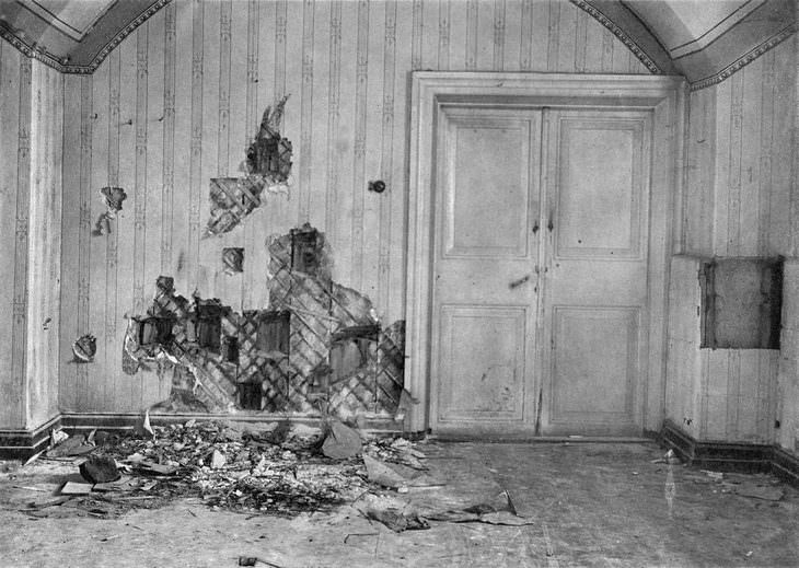 Fotos Históricas La sala en la que el zar ruso Nicolás II y su familia fueron ejecutados por los bolcheviques en Ekaterimburg
