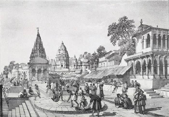 Ciudades Antiguas Varanasi, India en la antigüedad