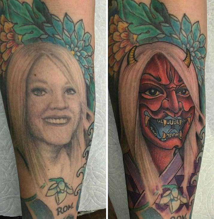 La Vida Después Del Divorcio cambio de tatuaje de mujer a diabla