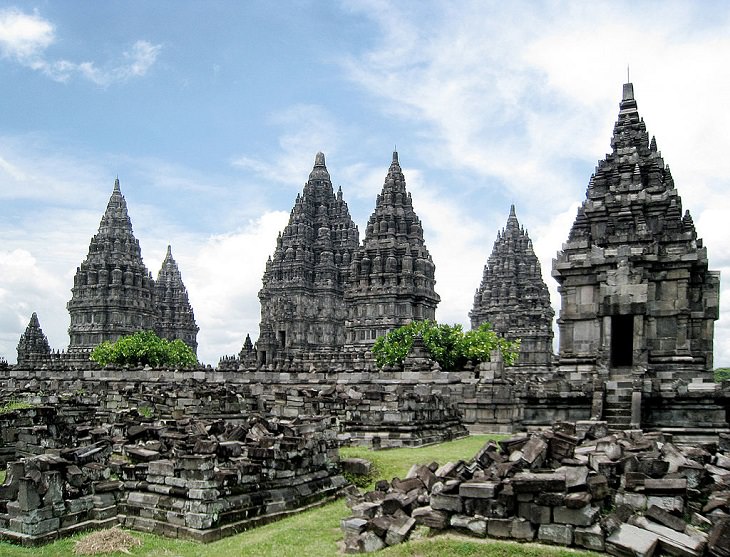 Templos Hinduistas Del Mundo Complejo de templos de Prambanan en Yogyakarta, Indonesia 