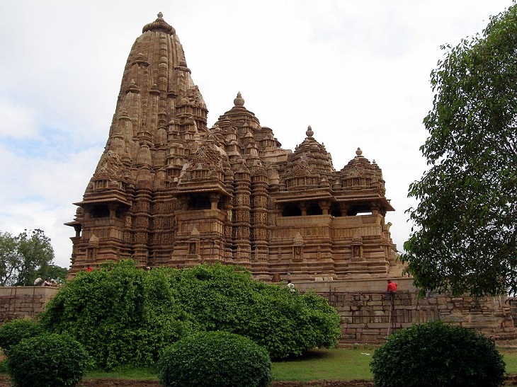 Templos Hinduistas Del Mundo Templo Kandariya Mahadeva en Madhya Pradesh, India