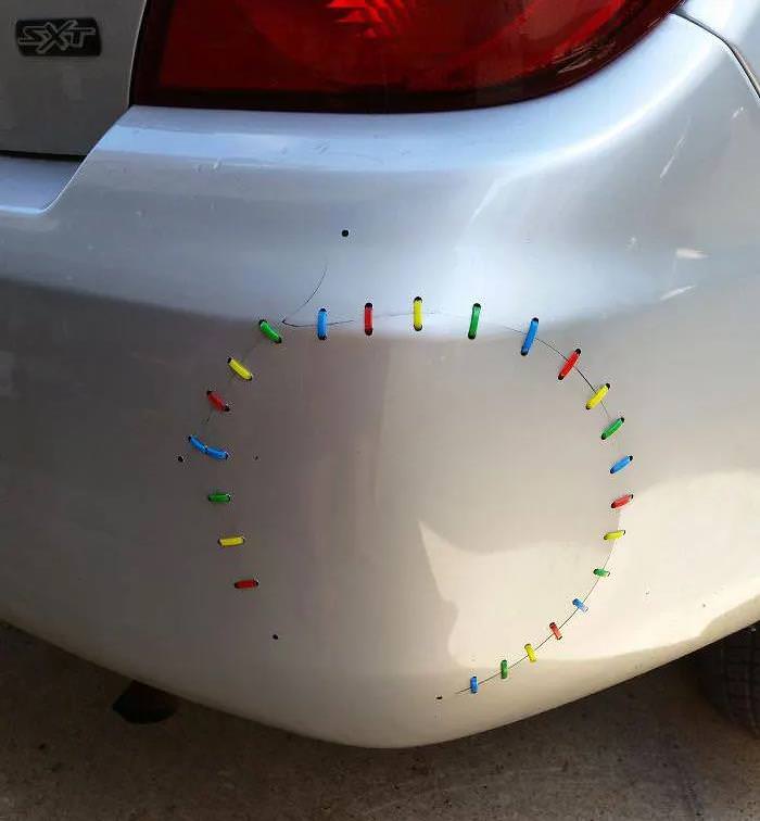 Reparaciones divertidas autos agujetas colores