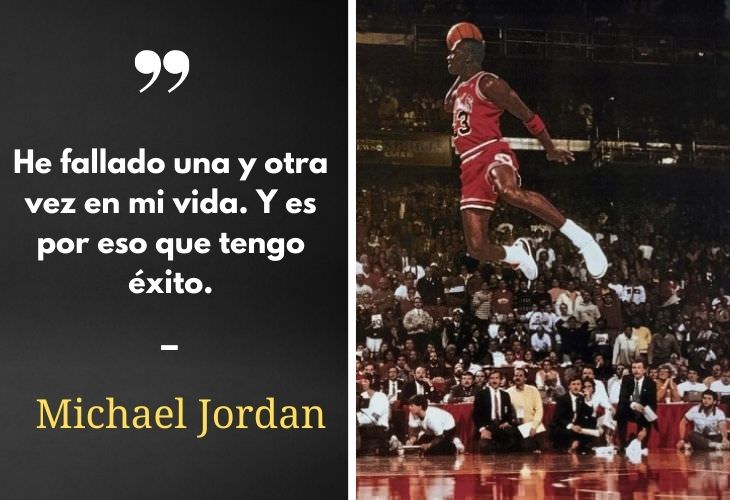 10 Poderosas Frases De Deportistas Que Te Motivarán  Michael Jordan, basquetbolista 
