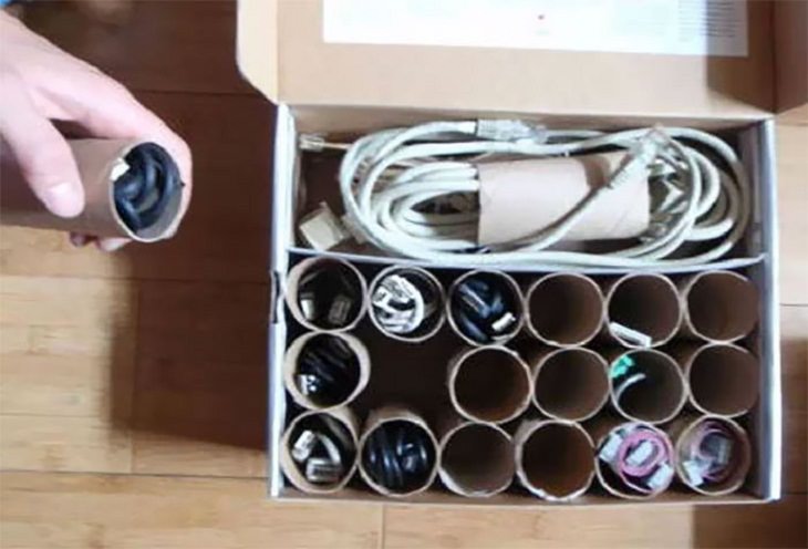 13 Trucos Fáciles y Novedosos Para Organizar Tu Hogar organizar cables