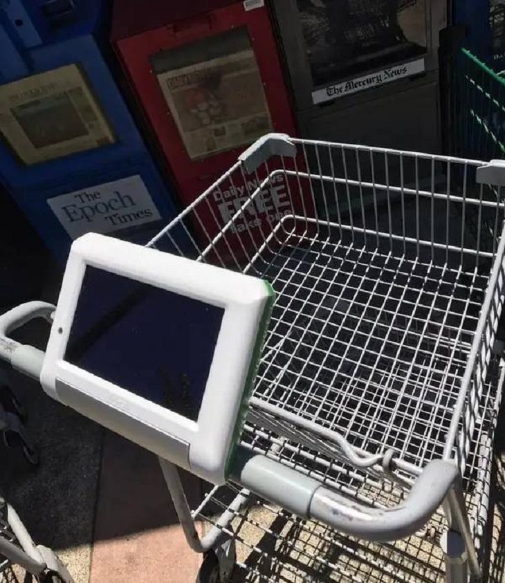 Estos Supermercados Te Sorprenderán Con Su Innovación carrito de compras con tableta