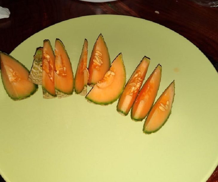  16. Un melón en miniatura del tamaño de un bocado