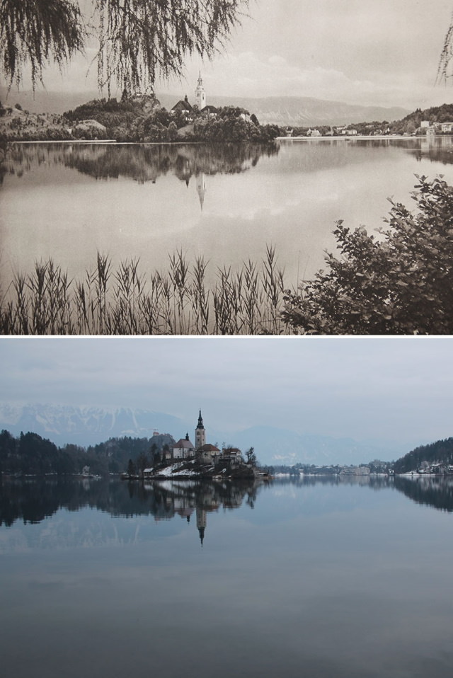 Antes y Ahora: Cómo Han Cambiado 15 Monumentos Europeos Bled, Eslovenia (1926 frente a 2018)
