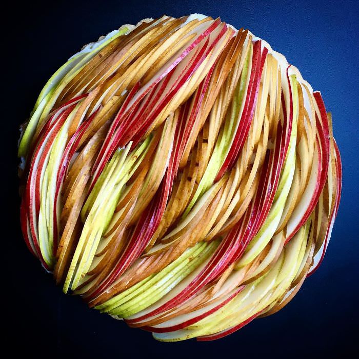 20 Hermosos y Deliciosos Diseños De Tartas De Lauren Ko tarta manzana