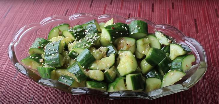 Recipe: Fresh and Bold Sesame Cucumber Salad served