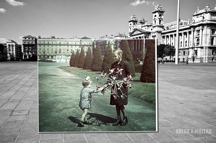Un Recorrido En 25 Fotografías Por La Budapest Del Siglo XX Plaza Kossuth Lajos, 1940 - 2014