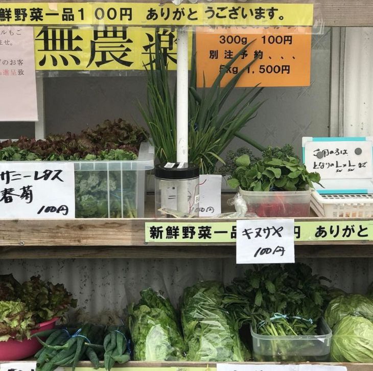 6. Una tienda de abarrotes desatendida en Japón donde puede recoger los comestibles necesarios y dejar el dinero en el frasco.